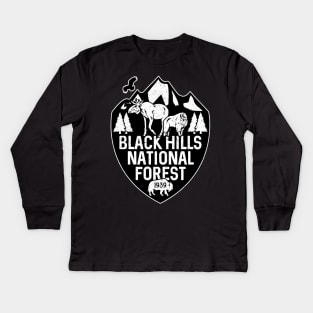 Black Hills National Forest South Dakota Kids Long Sleeve T-Shirt